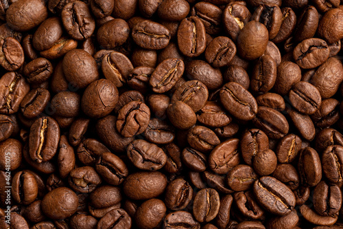 Cuadro en lienzo roasted coffee beans, can be used as a background