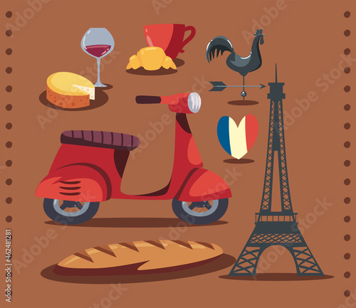 traditional icons of france
