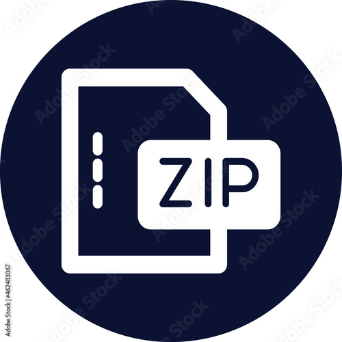 zip file Isolated Vector icon which can easily modify or edit 

 photo