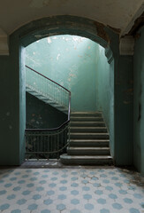 Wandcirkels Oud Ziekenhuis Beelitz Verborgen hoek in vergeten gebouw  © Sven