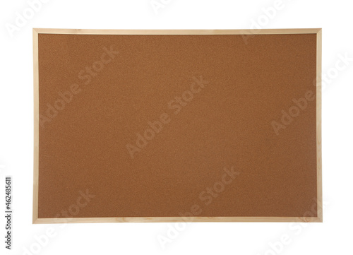New empty cork board isolated on white © New Africa