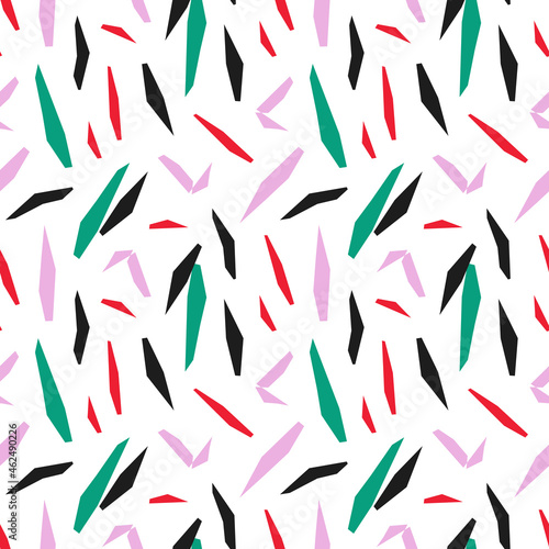 Seamless pattern with abstract elements.