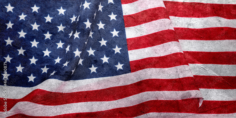 Obraz premium Grunge American flag