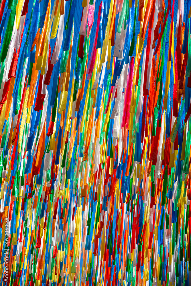 Fitas de todas as cores. Fitas de todas as cores.