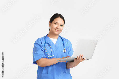 Portrait of female Asian do...