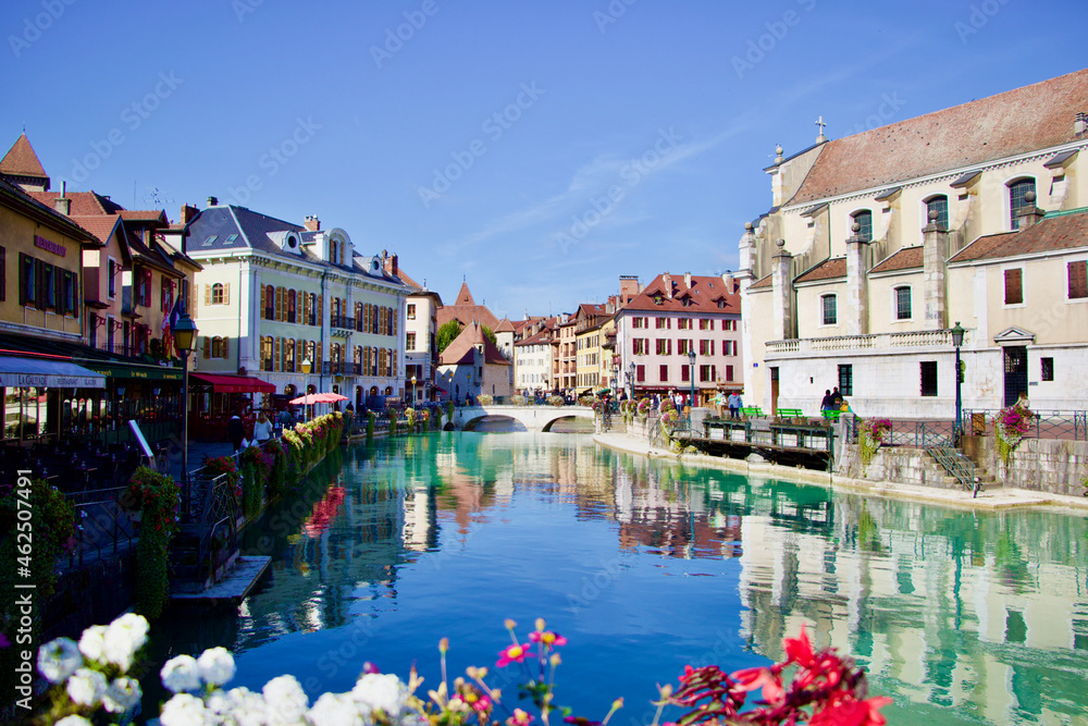 Thiou Canal in Annecy, France