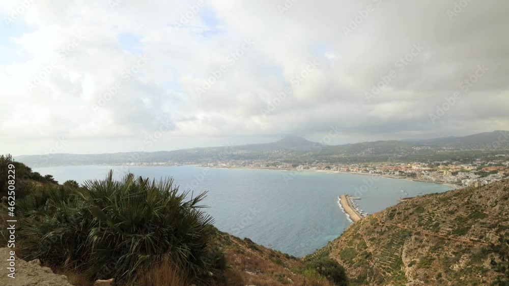Clouds' travel in a Time Lapse in Cabo San Antonio, Jávea, Alicante, Spain Clouds' travel in a Time Lapse in Cabo San Antonio, Jávea, Alicante, Spain
