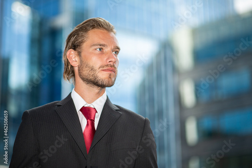 Handsome businessman portrait