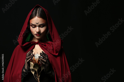 Beautiful woman dressed as ...