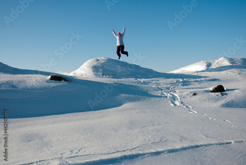 snowboarder jumping in the air