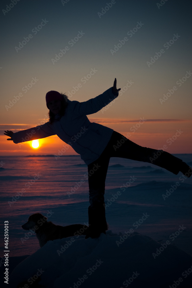 silhouette of a person on the beach silhouette of a person on the beach