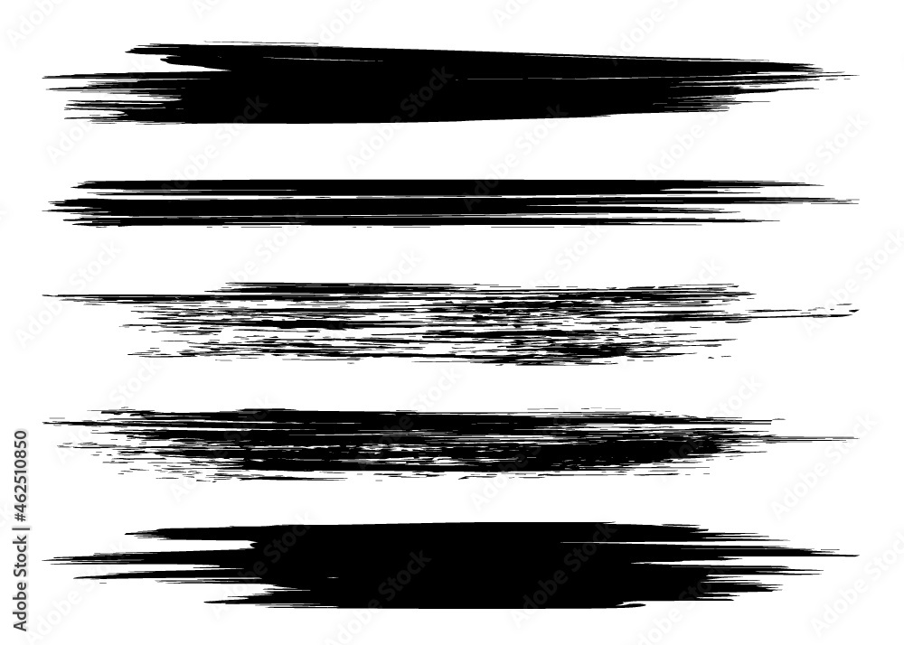 Grunge vector dry brush strokes. Isolated, hand drawn Grunge vector dry brush strokes. Isolated, hand drawn
