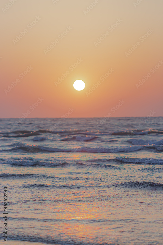preety sunset on the sea