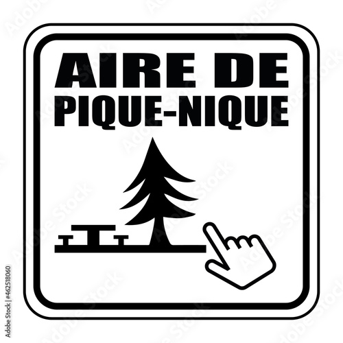 Logo aire de pique-nique.