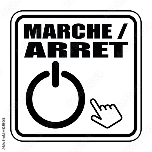 Logo marche arrêt.