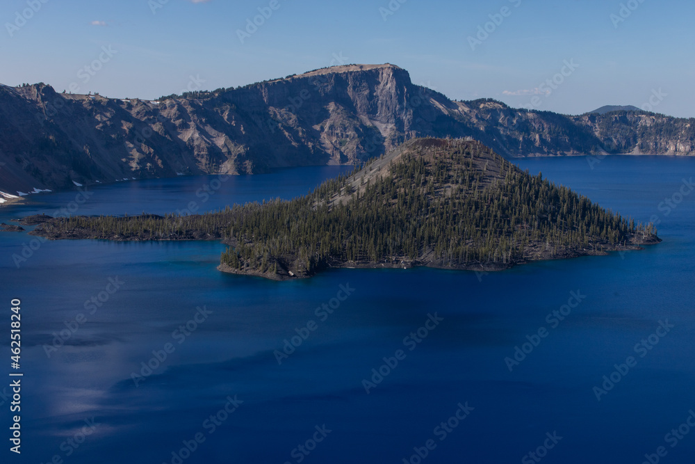 Crater Lake in the mountains