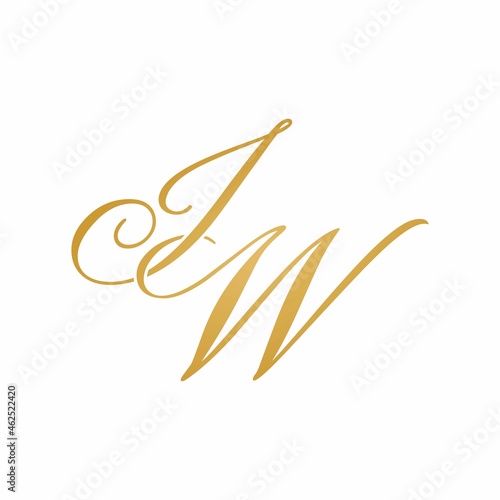 IW initials monogram  logo photo