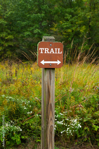 Foto Trail sign.