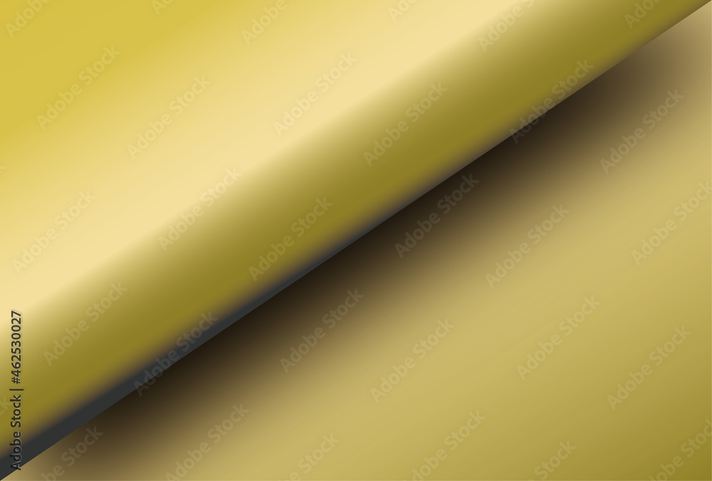 Obraz premium フレーム素材 シンプルなロール紙 ゴールド