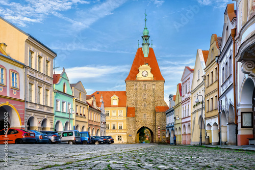 Fotografi Cityscape of Domažlice, Domazlice, Czech republic ,Tschechische Republik