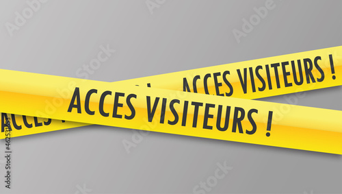 Logo accès visiteurs.