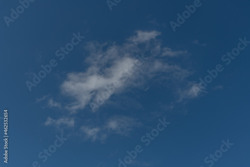 Light Clouds with Blue Sky Background
