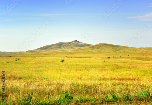 Hills in the steppes of Khakassia