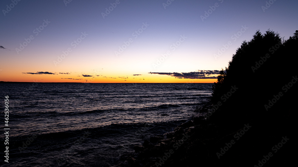 Fototapeta premium Mackinaw City Sunset