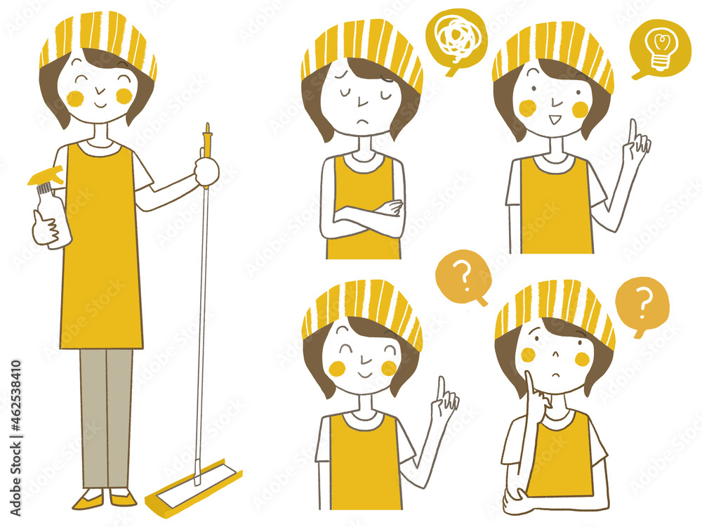 家事をする女性