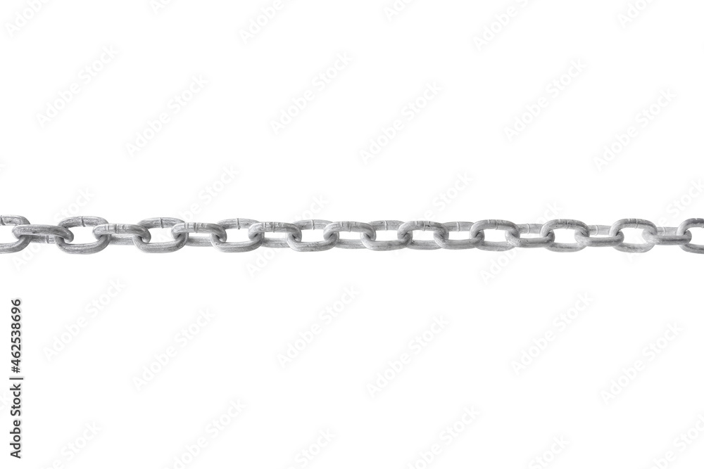 close up of metal chain part on white background with clipping path include for design usage purpose. close up of metal chain part on white background with clipping path include for design usage purpose.