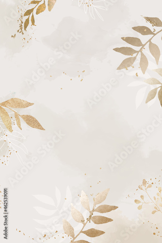 Christmas patterned on beige background vector