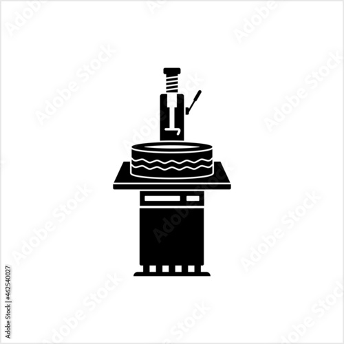 Tyre Changer Machine Icon, Tire Replacement, Changer