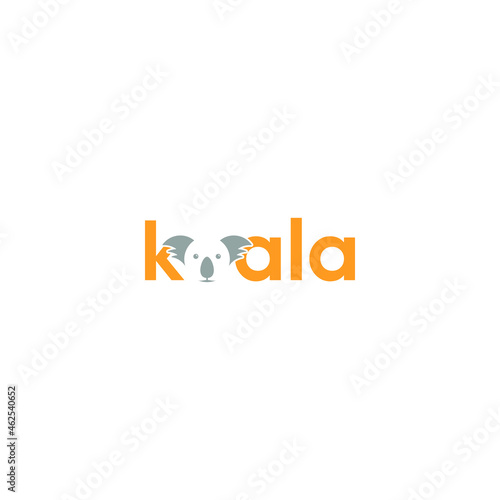 Animal Koala Australia Cute Logo Design