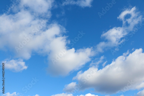 blue sky with clouds
