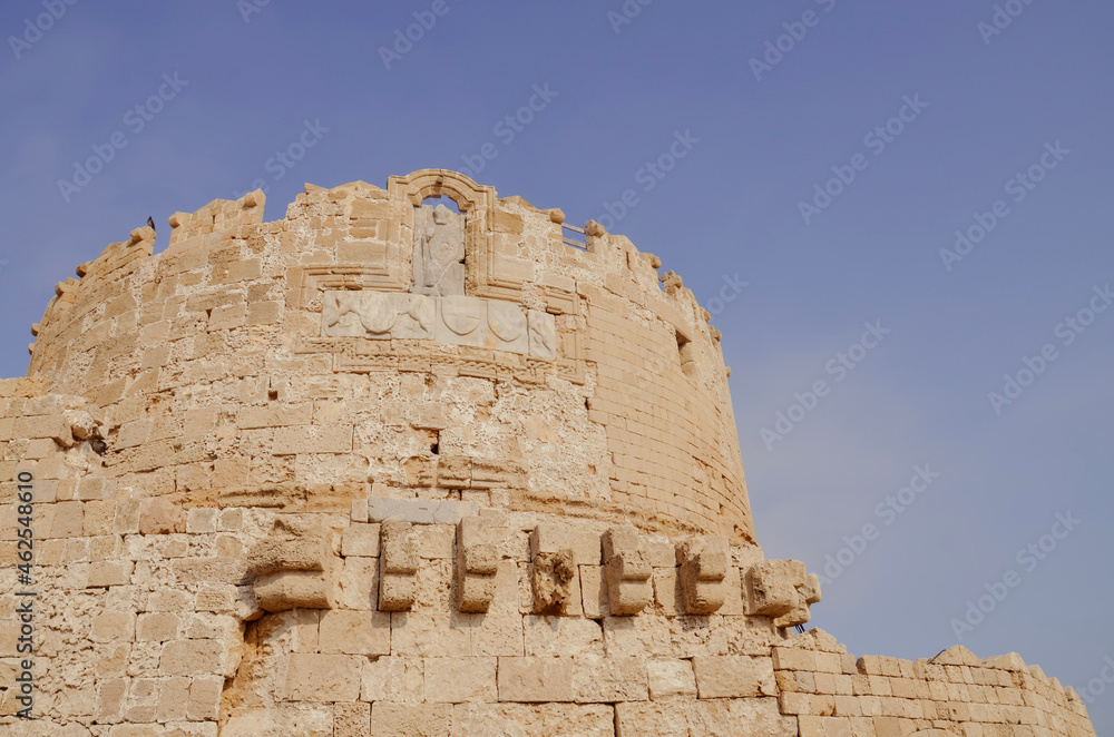 ruins of the ancient city of Rhodes, Greece