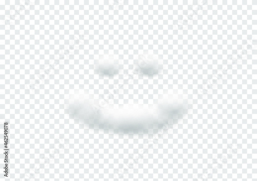 realistic cloud vectors isolated on transparency background ep156