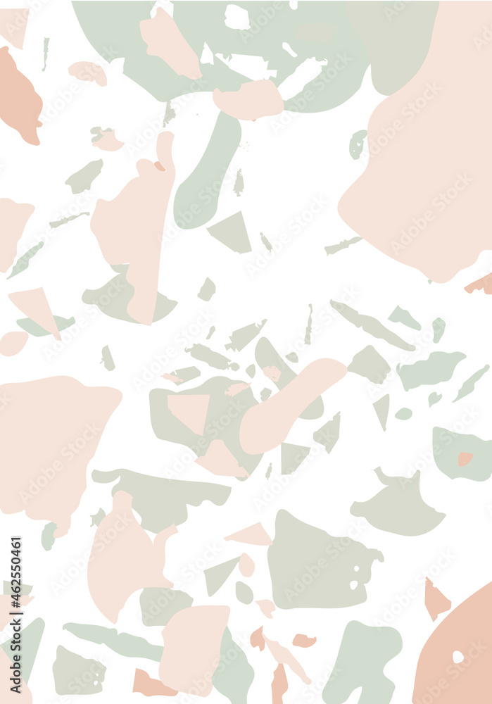 Terrazzo modern abstract template. Orange and Terrazzo modern abstract template. Orange and