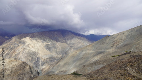 beautiful landscapes of spiti valley  himachal pradesh  India