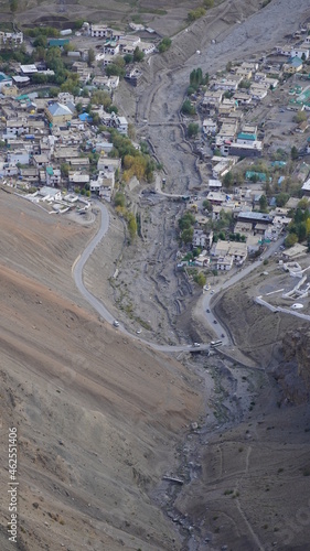 beautiful landscapes of spiti valley ,himachal pradesh ,India