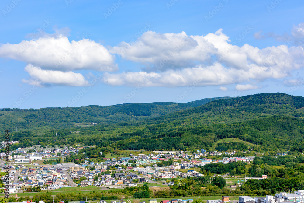 北海道 元炭鉱の町赤平市を望む
北海道 元炭鉱の町赤平市を望む