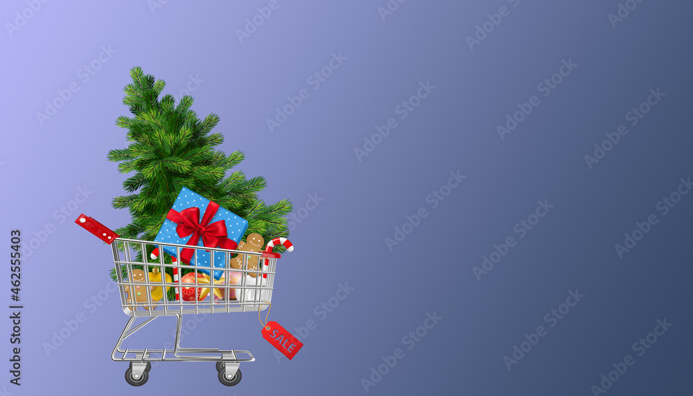 Fototapeta premium Sale disccount, shopping concept