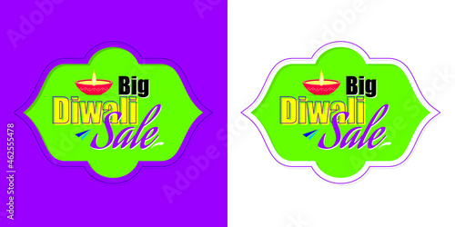 Creative Banner of Big Diwali Sale | Big Diwali Sale Template Design