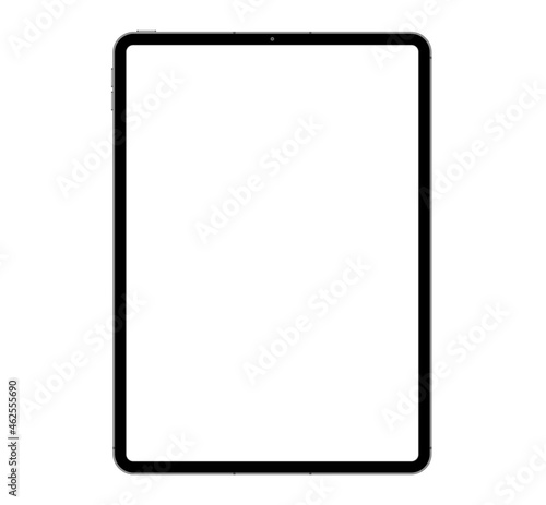Realistic tablet mockup with blank screen. Mock-up screen tablet. vector illustration