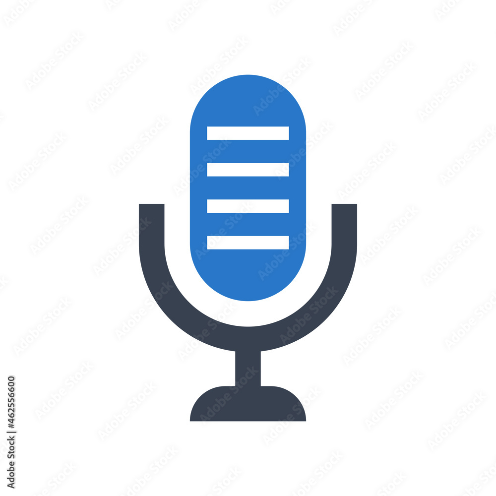 Mic icon vector graphic Mic icon vector graphic