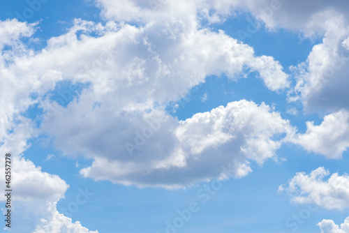 Blue sky with clouds nature for background