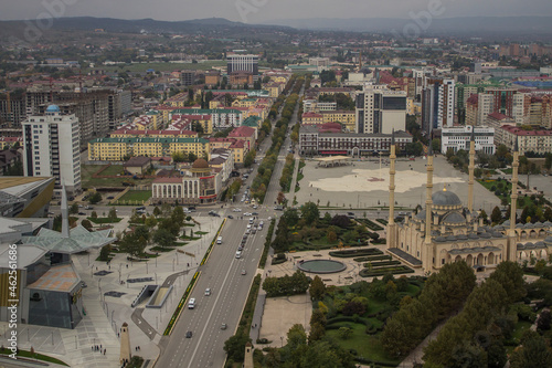 Aerial of Grozny