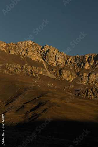 Mountains in North Ossetia, Russia