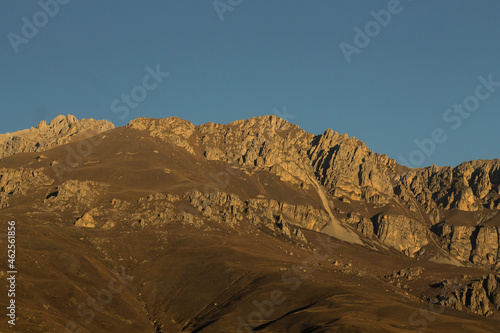 Mountains in North Ossetia, Russia