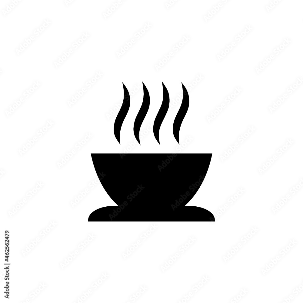 Hot drink icon isolated on white background Hot drink icon isolated on white background