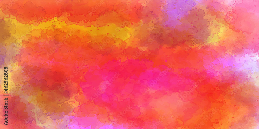 Abstract colorful  watercolor paint texture background.